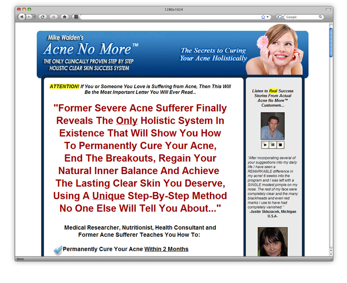 Acne No More